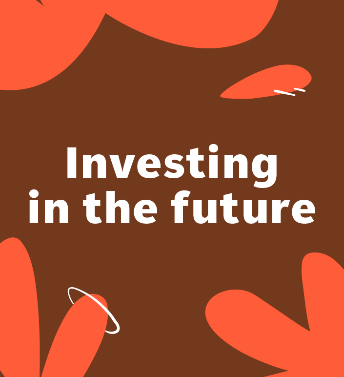 Investing in the future graphic