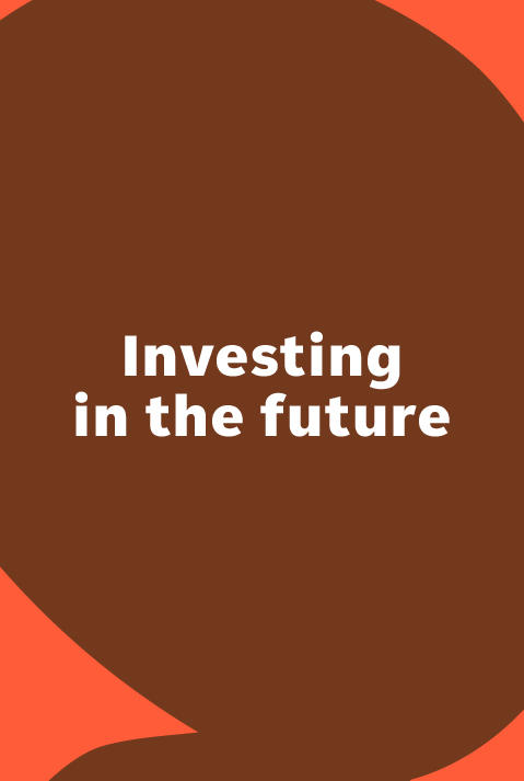 Investing in the future graphic